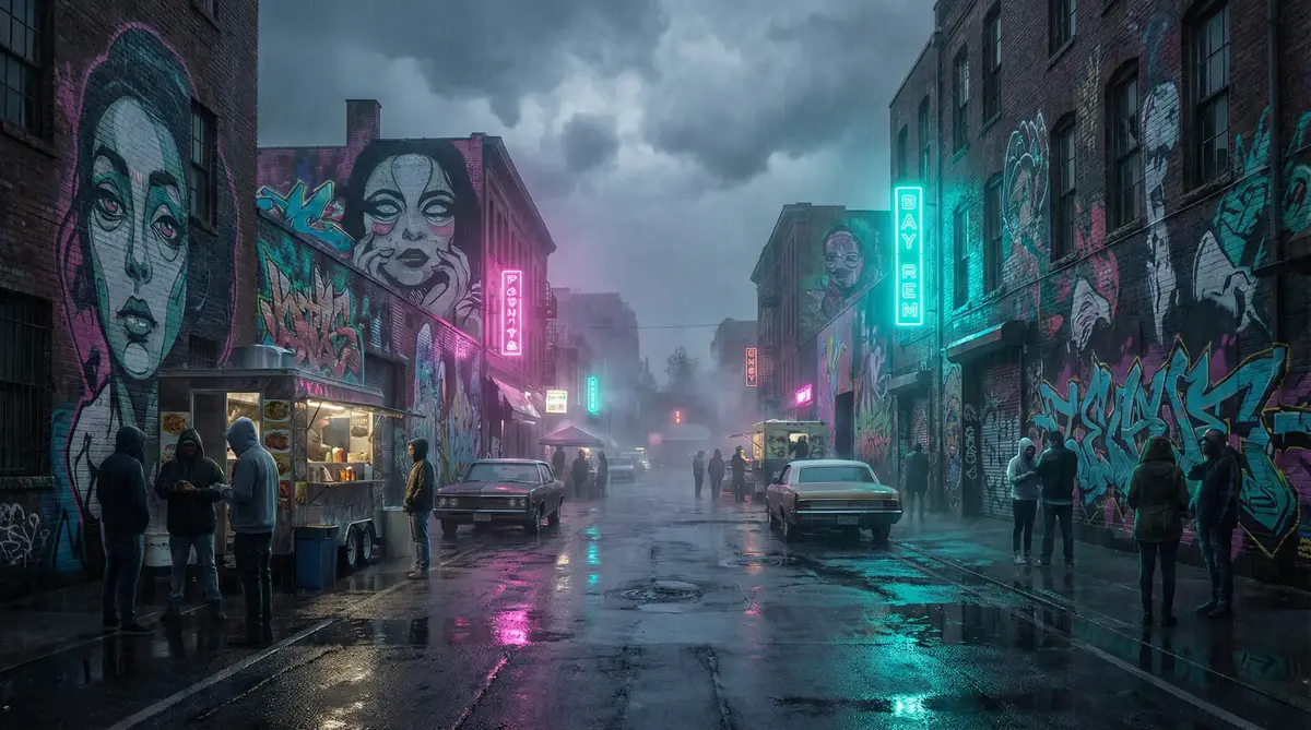 青青青草免费超碰 - 雨夜壁画街